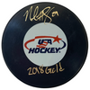 Nicole Hensley Autographed USA Hockey Logo Puck w/ 2018 Gold Inscription Autographs FanHQ