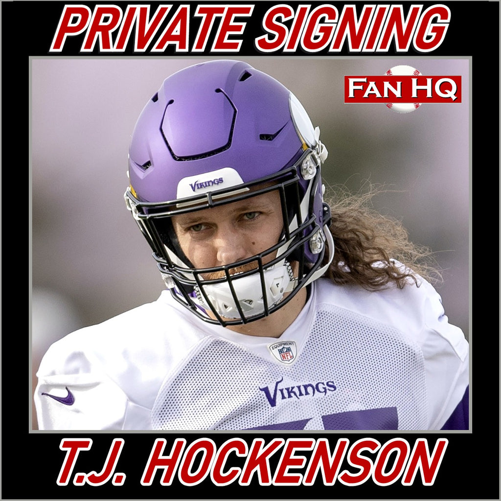 T.J. Hockenson Private Signing – Fan HQ