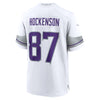 T.J. Hockenson Minnesota Vikings White Nike Alternate Game Jersey Jersey Nike   