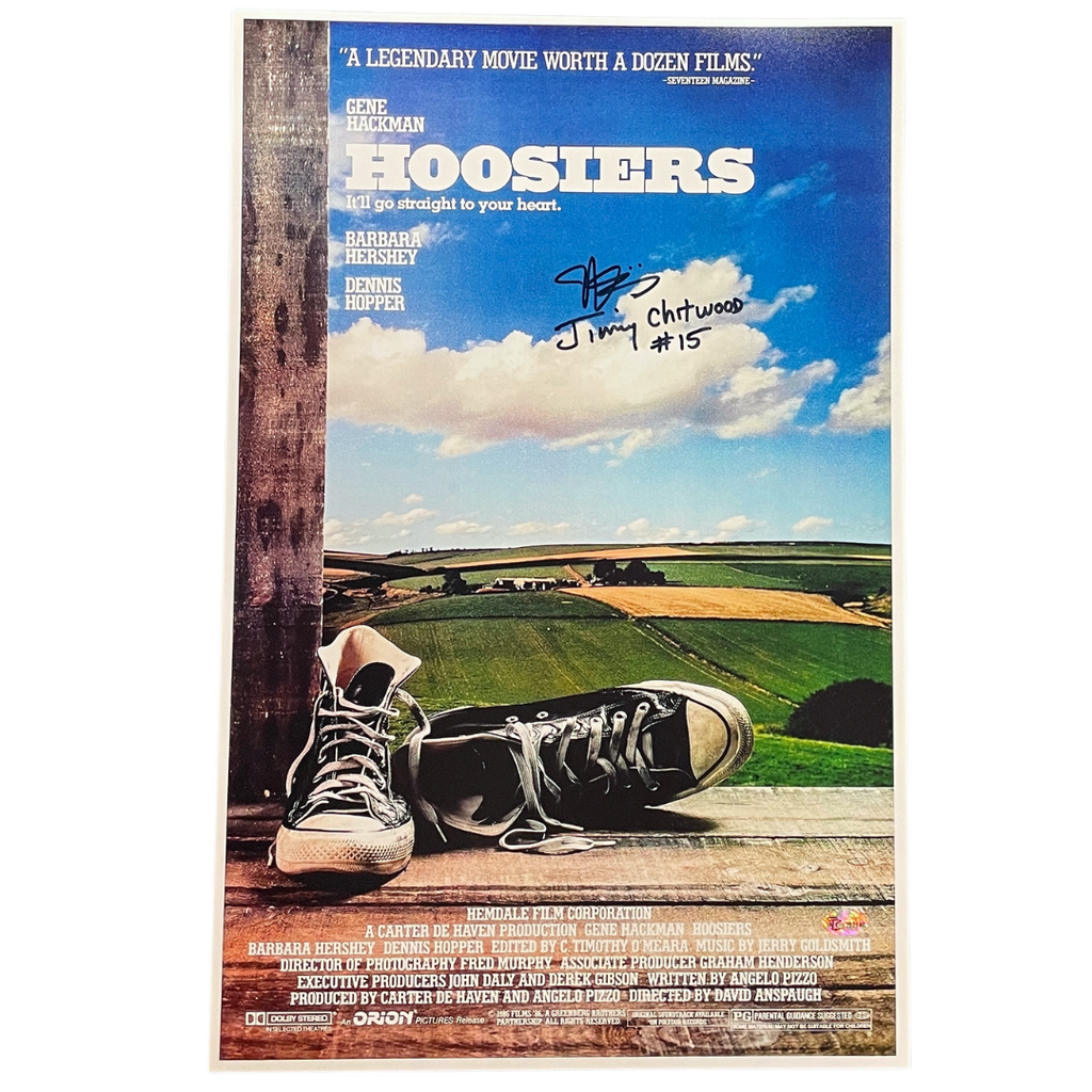 Maris Valainis Jimmy Chitwood Autographed Hoosiers 11x17 Mini Movie Poster Autographs FanHQ