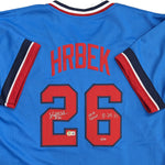 Kent Hrbek Autographed Blue #26 Rookie Pro-Style Jersey Autographs Fan HQ Standard Number (2-13; 15-25)  