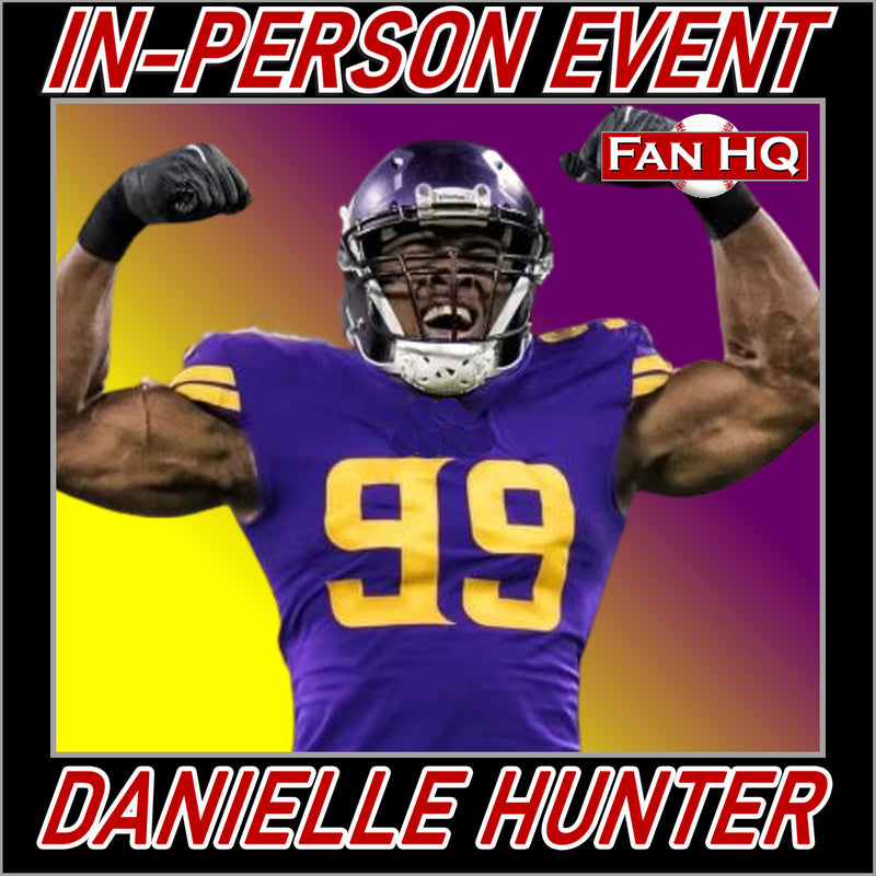 Danielle Hunter Mail Order/Drop Off Autograph Tickets (Your Item)