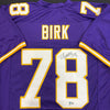 Matt Birk Autographed Purple Pro-Style Jersey