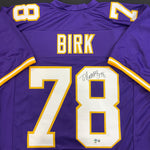 Matt Birk Autographed Purple Pro-Style Jersey
