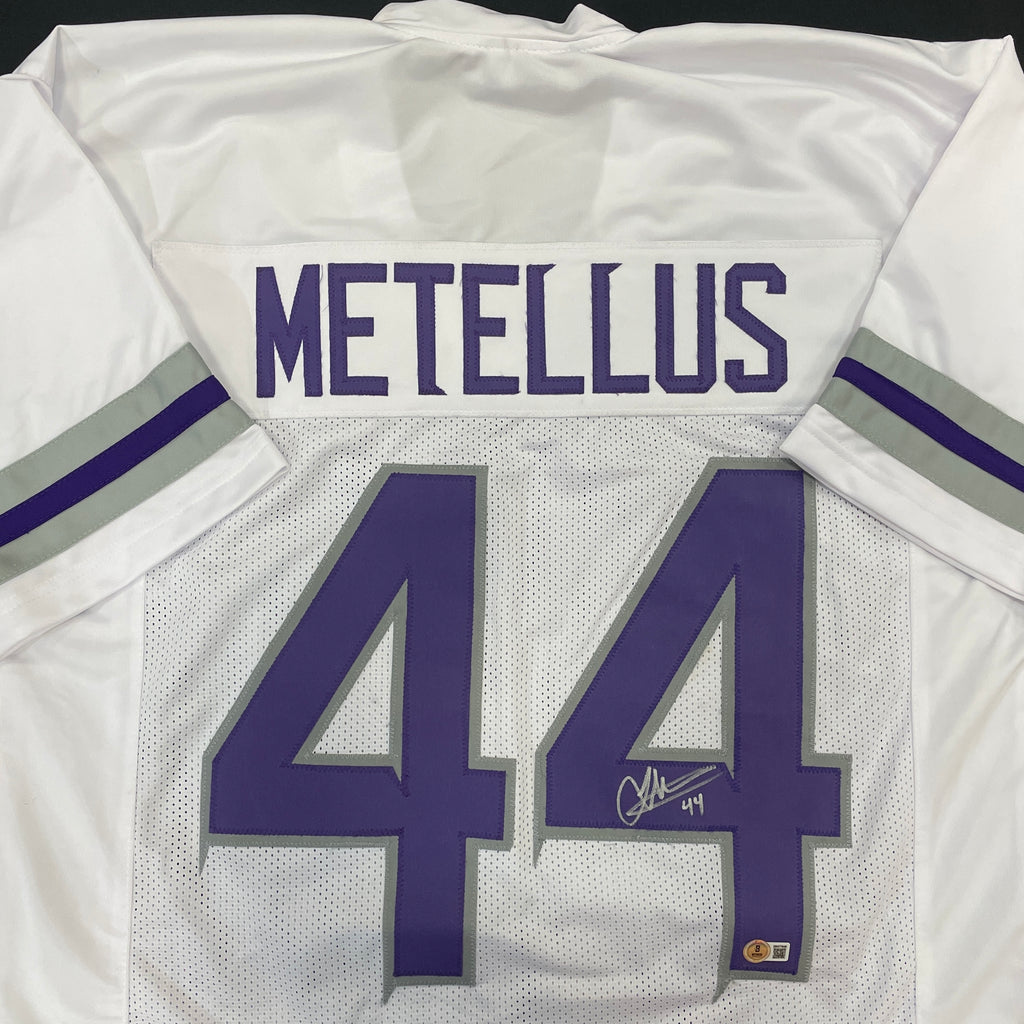 Josh Metellus Autographed White Alternate Pro-Style Jersey Autographs FanHQ