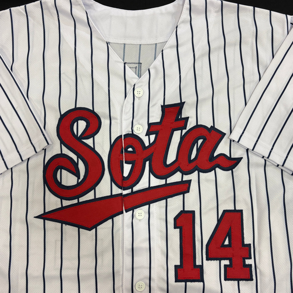 Kent Hrbek Autographed White Pinstripe Pro-Style Jersey