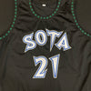 Kevin Garnett Autographed Pro-Style "Sota" Jersey (Numbered Edition)