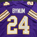 Cam Bynum Autographed Throwback Purple Pro-Style Jersey Autographs FanHQ