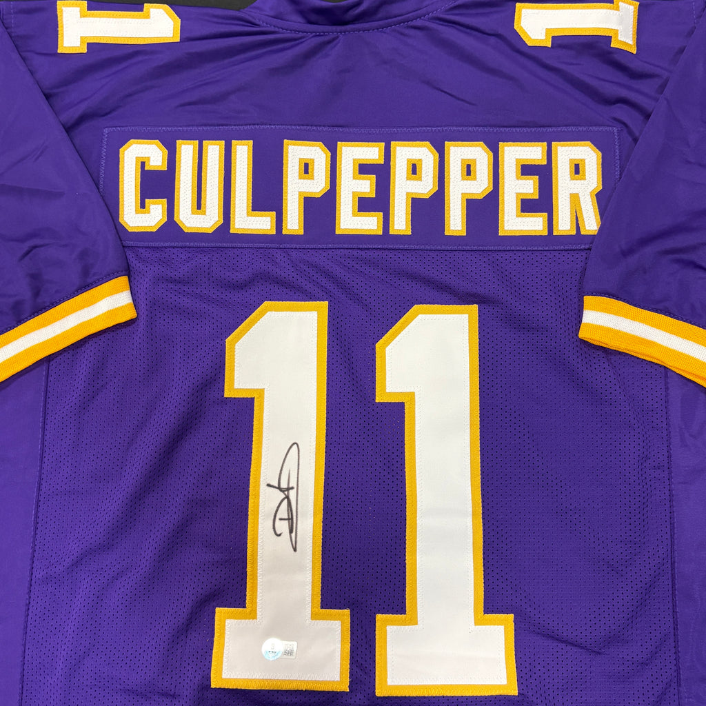 Daunte Culpepper Autographed Purple Pro-Style Jersey Autographs FanHQ