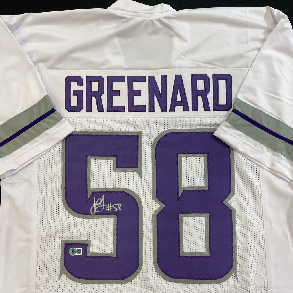 Jonathan Greenard Autographed White Alternate Pro-Style Jersey Autographs FanHQ