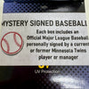 Mystery Signed Major League Baseball Minnesota Twins Autographs Fan HQ