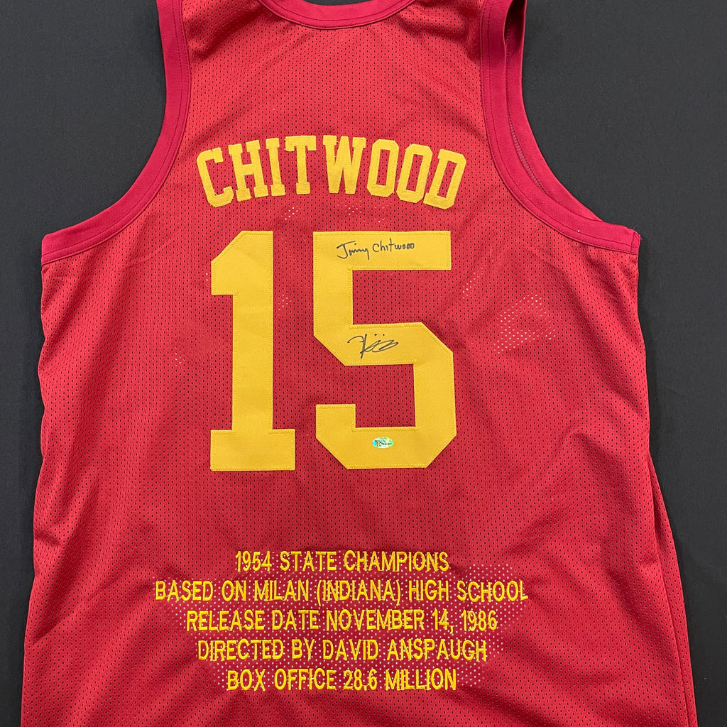 Maris Valainis Jimmy Chitwood Autographed Jersey Autographs FanHQ