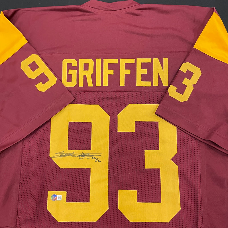 Everson Griffen Autographed College-Style Jersey