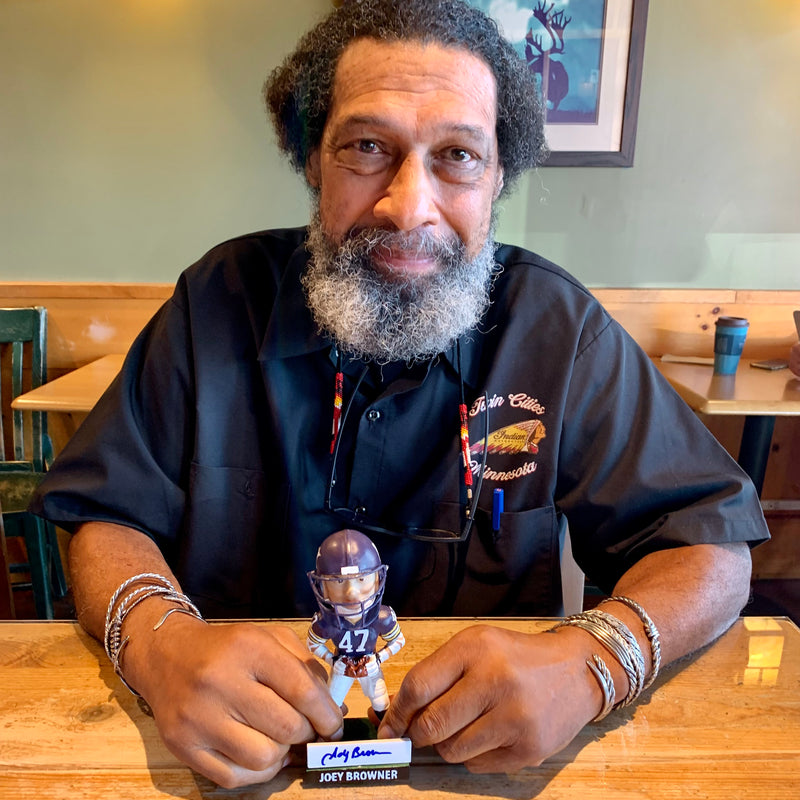 Joey Browner Autographed Fan HQ Exclusive Bobblehead