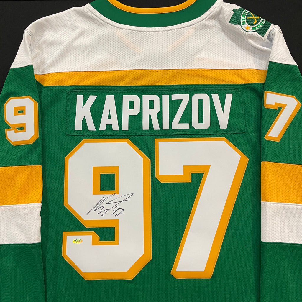 Kirill Kaprizov Autographed Minnesota Wild Green Alternate Fanatics Breakaway Replica Jersey Autographs FanHQ
