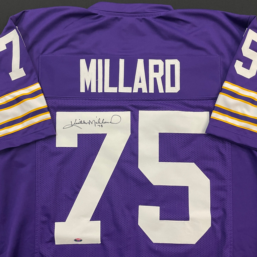 Keith Millard Autographed Purple Pro-Style Jersey Autographs FanHQ