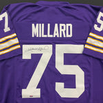Keith Millard Autographed Purple Pro-Style Jersey Autographs FanHQ
