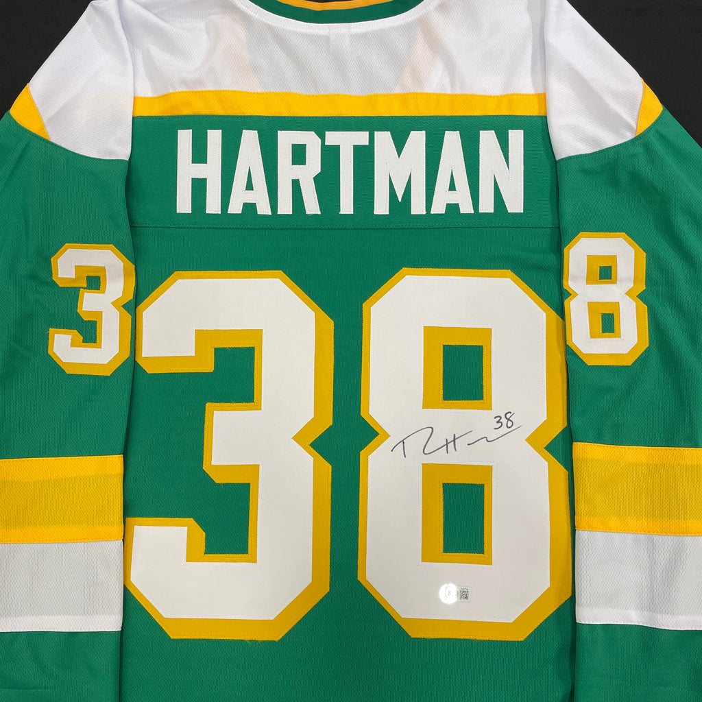 Ryan Hartman Autographed Pro-Style Jersey Autographs FanHQ   