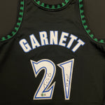 Kevin Garnett Autographed Black Minnesota Timberwolves Mitchell & Ness Jersey w/ 04 MVP Inscription Autographs FanHQ