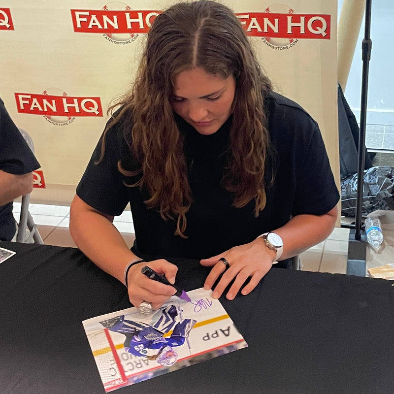 Nicole Hensley Autographed Minnesota Frost Official Game Puck w/ 25 Champs Inscription Autographs FanHQ