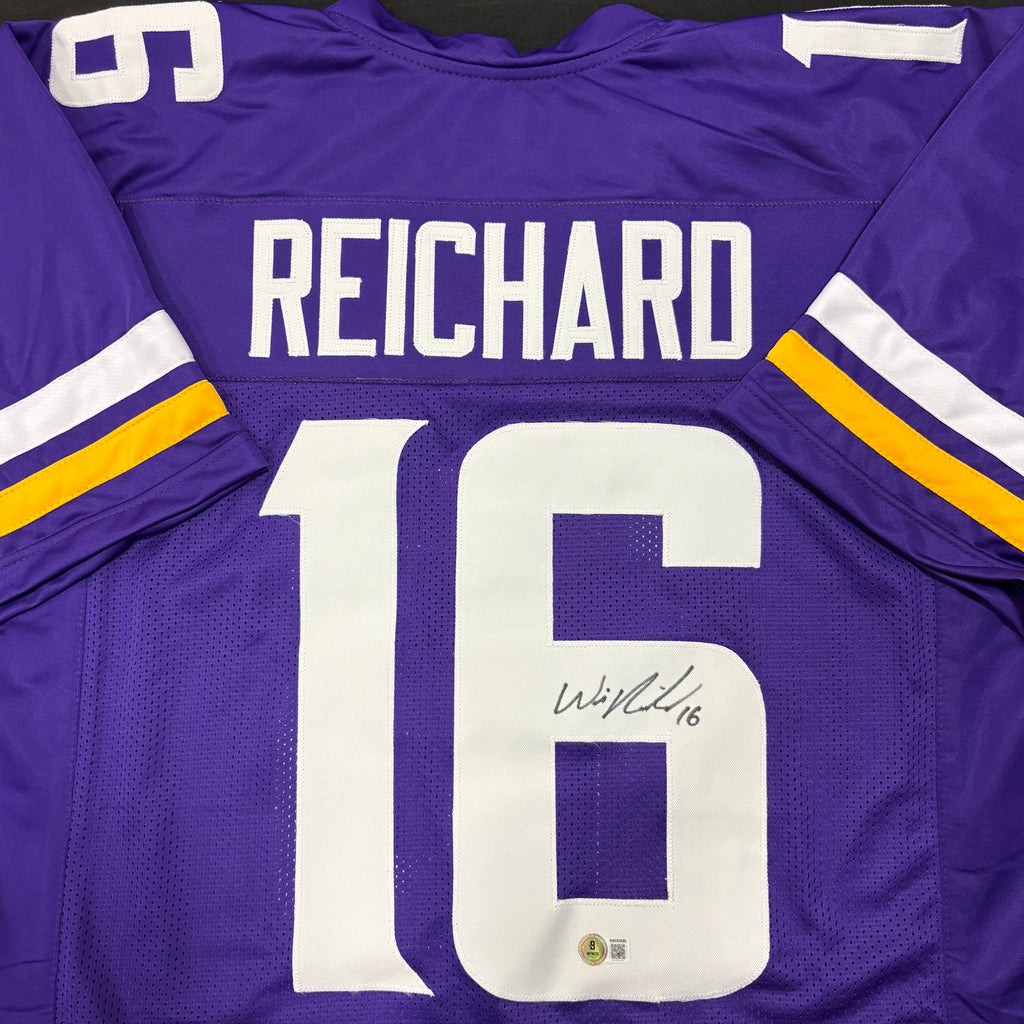 Will Reichard Autographed Purple Pro-Style Jersey – Fan HQ