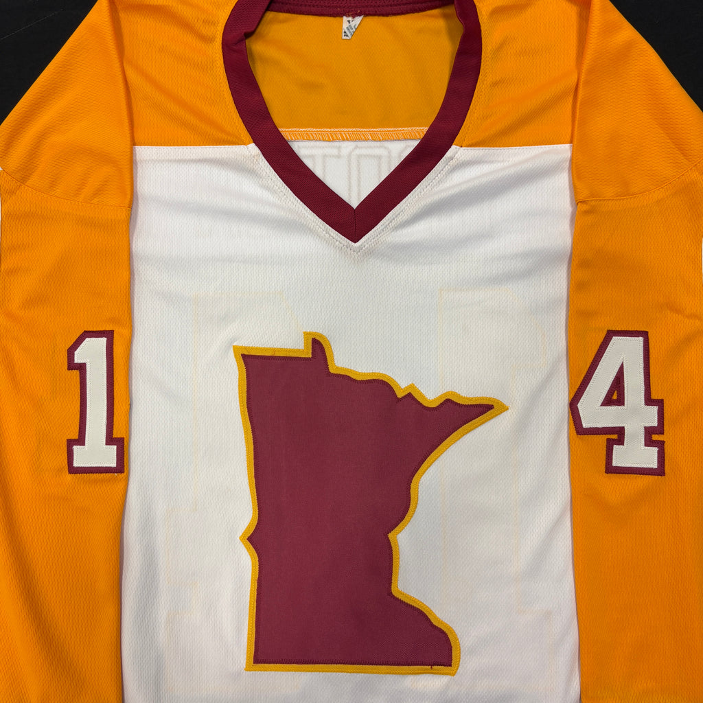 Neal Broten Autographed College-Style Jersey w/ 79 Champs! Inscription Autographs Fan HQ