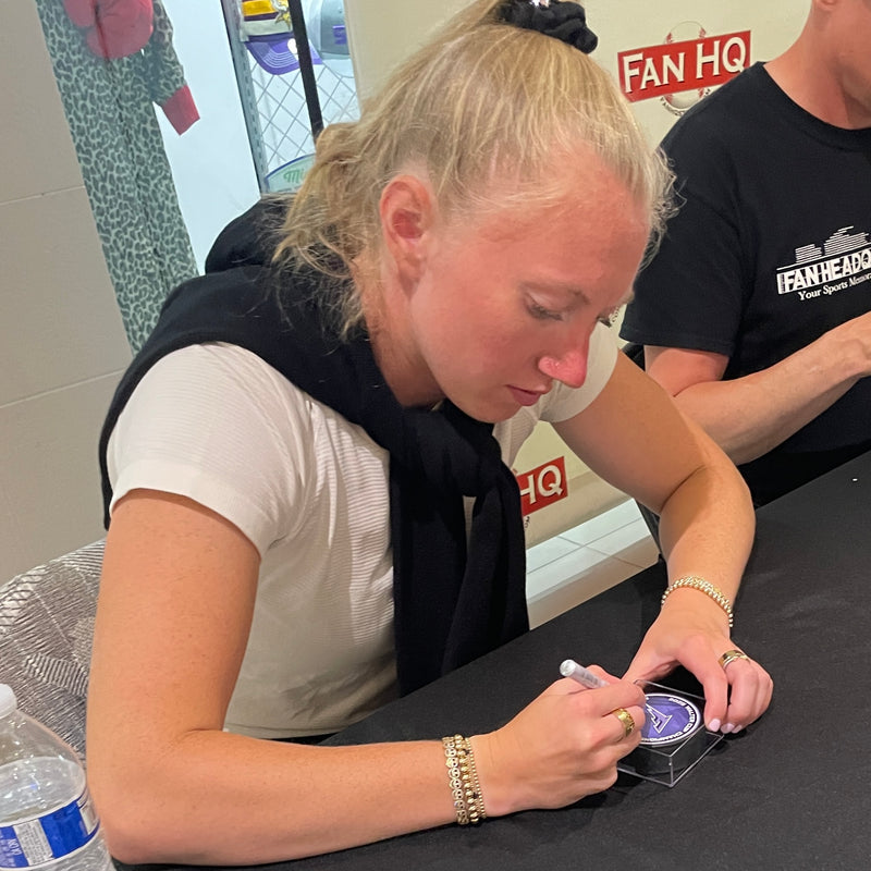 Grace Zumwinkle Autographed Minnesota Frost Official Game Puck w/ 25 Champs Inscription Autographs FanHQ