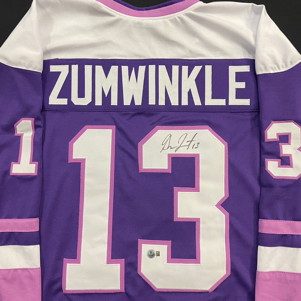 Grace Zumwinkle Autographed Purple Pro-Style Jersey Autographs FanHQ