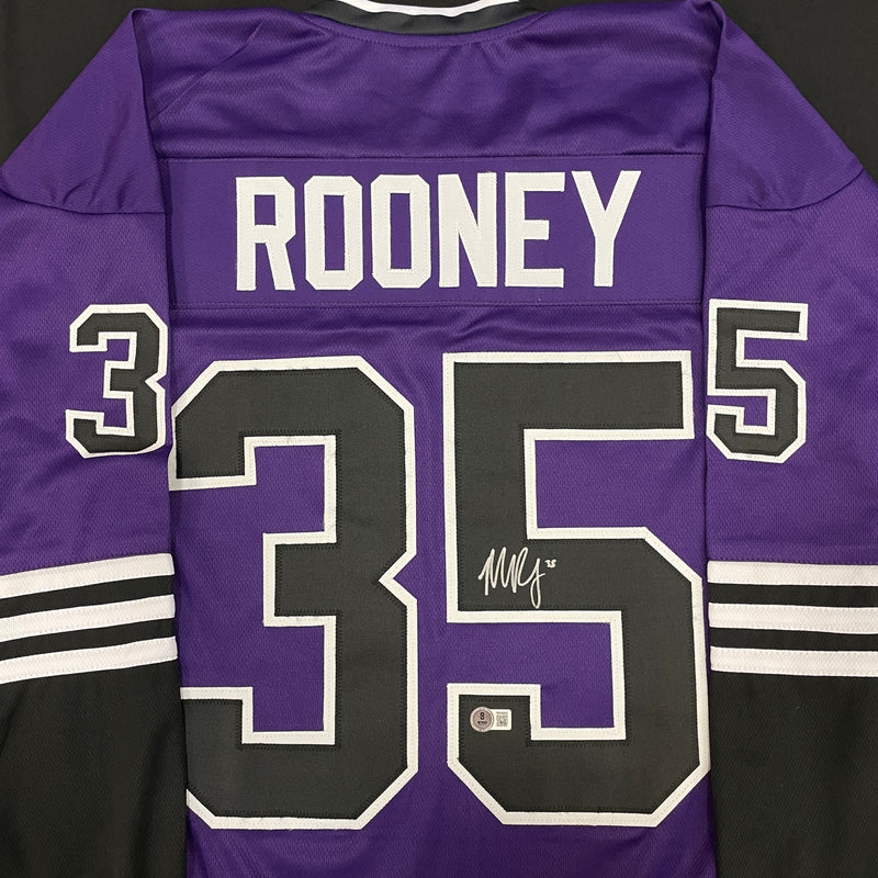 Maddie Rooney Autographed Purple Pro-Style Jersey Autographs FanHQ   