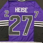 Taylor Heise Autographed Purple Pro-Style Jersey Autographs FanHQ   