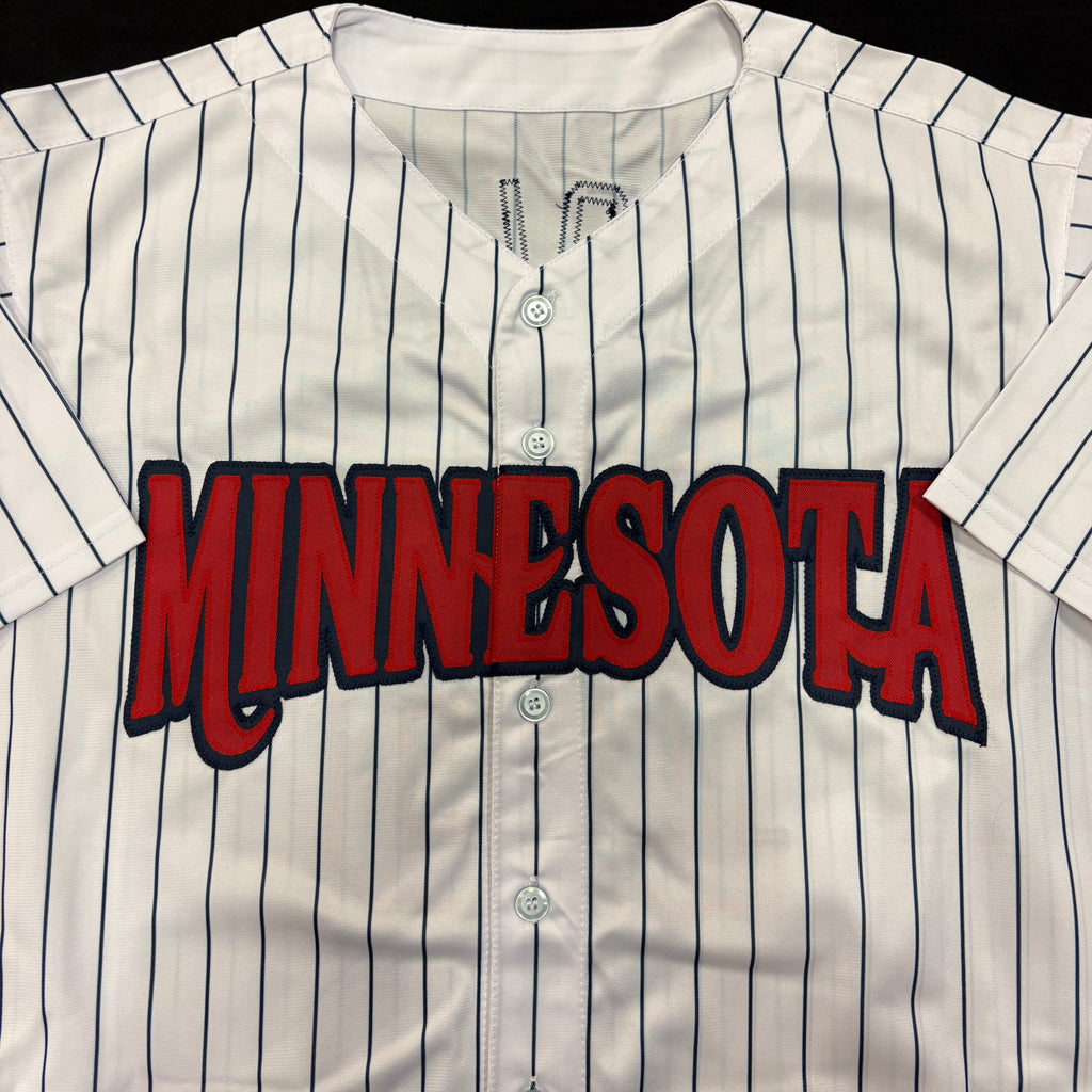 Frank Viola Autographed Pro-Style Jersey w/ 1987 WS MVP and 1988 AL CY Inscriptions Autographs Fan HQ