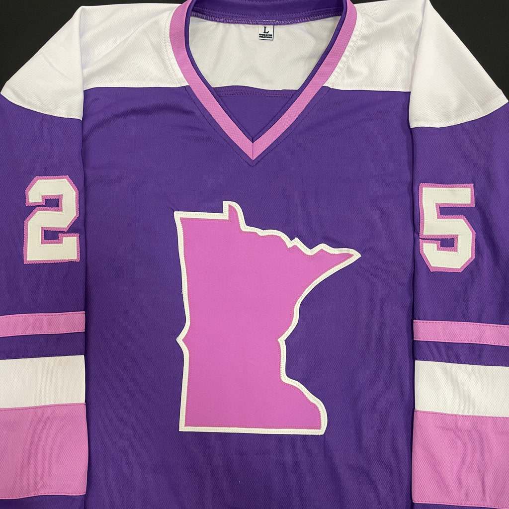 Maddie Rooney, Kelly Pannek, Grace Zumwinkle, Nicole Hensley, Michela Cava, Lee Stecklein, Brooke Bryant Autographed 25 CHAMPS Pro-Style Jersey (Numbered Edition) Autographs Fan HQ