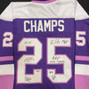 Maddie Rooney, Kelly Pannek, Grace Zumwinkle, Nicole Hensley, Michela Cava, Lee Stecklein, Brooke Bryant Autographed 25 CHAMPS Pro-Style Jersey (Numbered Edition) Autographs Fan HQ #35/35 (Rooney inscribed)