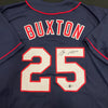 Byron Buxton Autographed Navy Pro-Style Jersey Autographs FanHQ