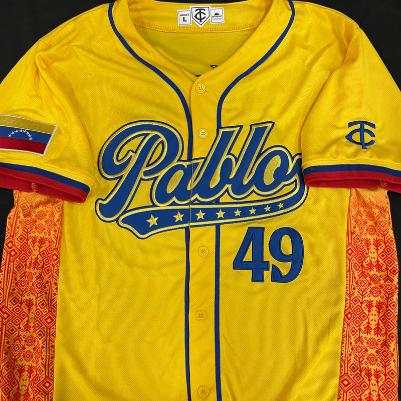 Pablo Lopez Autographed Stadium Giveaway Pablo Day Jersey Autographs Fan HQ   