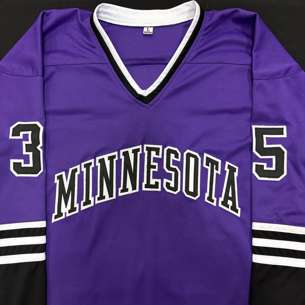 Maddie Rooney Autographed Purple Pro-Style Jersey w/ 2024 Champs Inscription Autographs Fan HQ