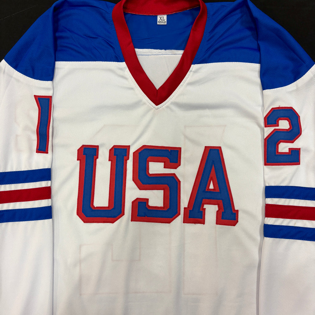 Matt Boldy Autographed White USA Pro-Style Jersey Autographs Fan HQ