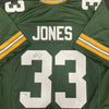 Aaron Jones Autographed Green Pro-Style Jersey Autographs FanHQ   