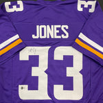 Aaron Jones Autographed Purple Pro-Style Jersey Autographs FanHQ