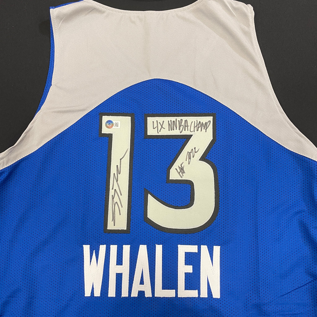 Lindsay Whalen Autographed Blue Pro-Style Jersey w/ 4x WNBA Champ & HOF 2022 Inscriptions Autographs FanHQ   