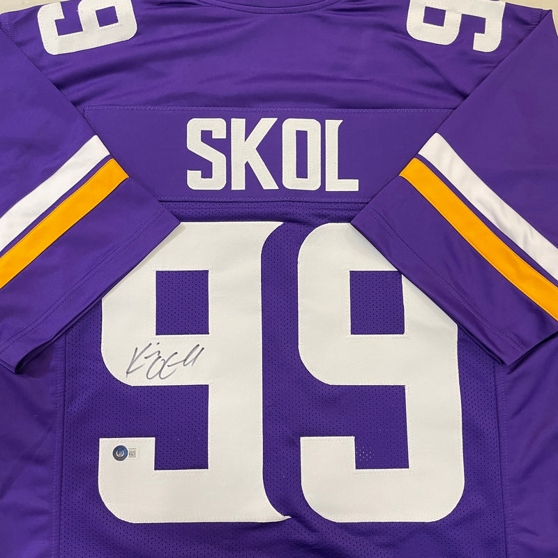 Kevin O'Connell Autographed Purple Pro-Style Jersey