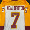 Neal Broten Autographed College-Style Jersey Autographs Fan HQ   