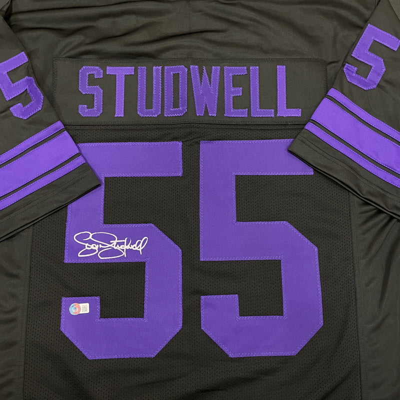 Scott Studwell Autographed Fan HQ Exclusive Blackout Jersey