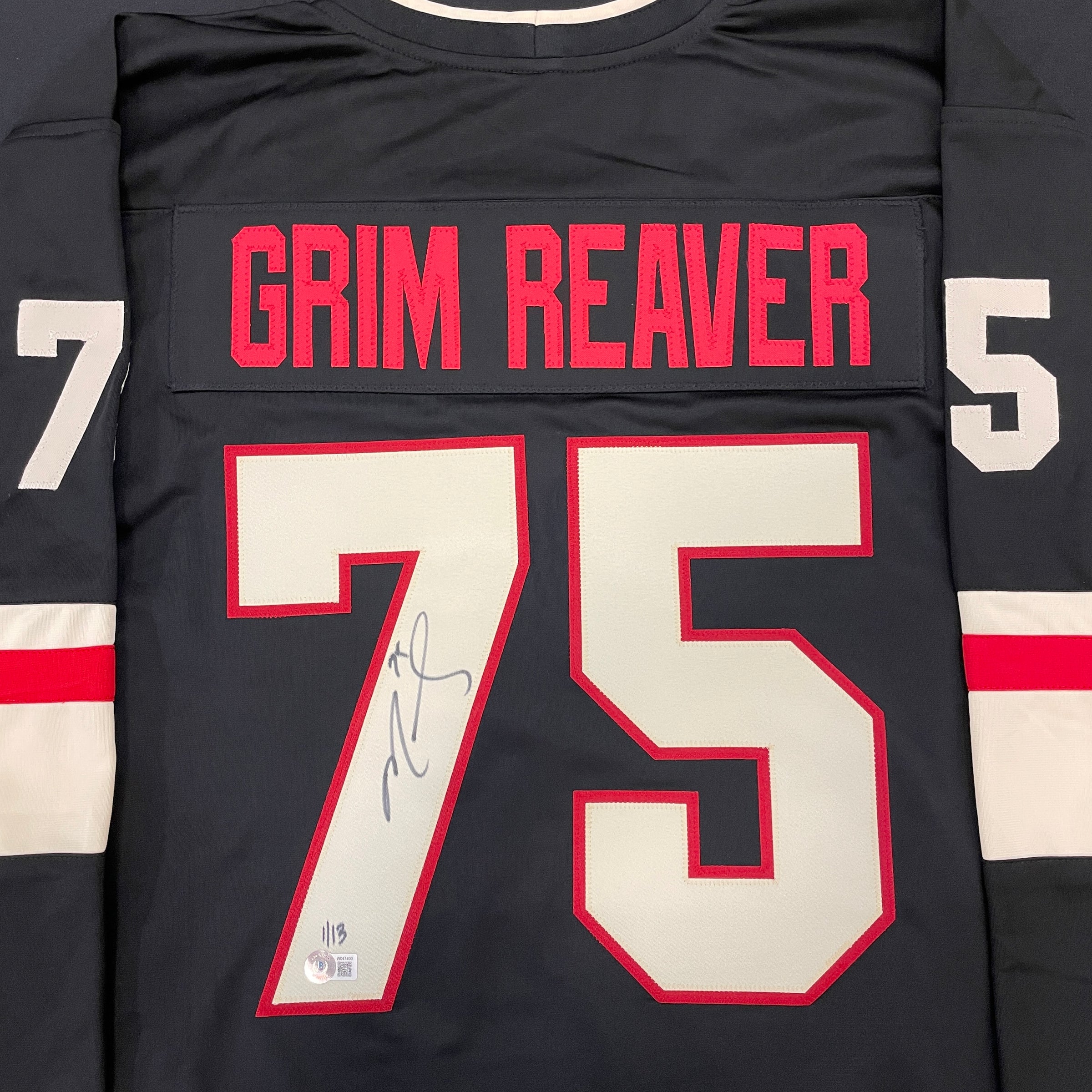 Ryan Reaves Autographed Fan HQ Exclusive Grim Reaver Jersey (Numbered