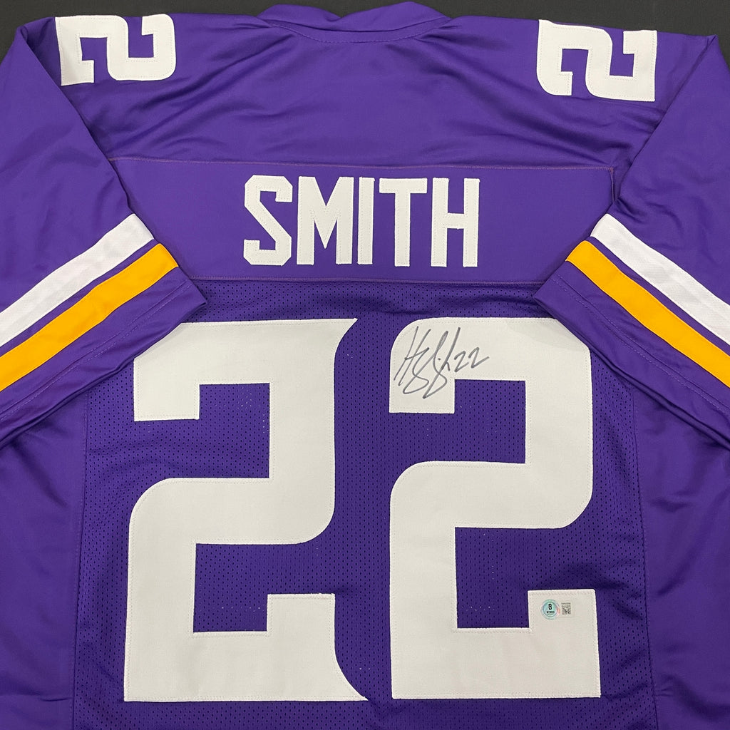 Harrison Smith Autographed Purple Pro-Style Jersey Autographs FanHQ   