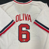 Tony Oliva Autographed White Pro-Style Jersey Autographs Fan HQ   