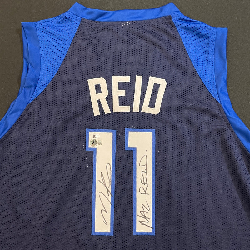 Naz Reid Autographed Blue Pro-Style Jersey w/ Naz Reid. Inscription Autographs Fan HQ Standard Number (2-10)