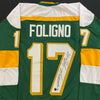 Marcus Foligno Autographed Green Alternate Pro-Style Jersey Autographs FanHQ