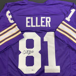 Carl Eller Autographed Purple Pro-Style Jersey w/ HOF 04 Inscription Autographs FanHQ