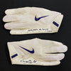 Cam Bynum Game Used Gloves and Arm Sleeves Autographs FanHQ Game Worn Gloves vs. Giants 9/8/24